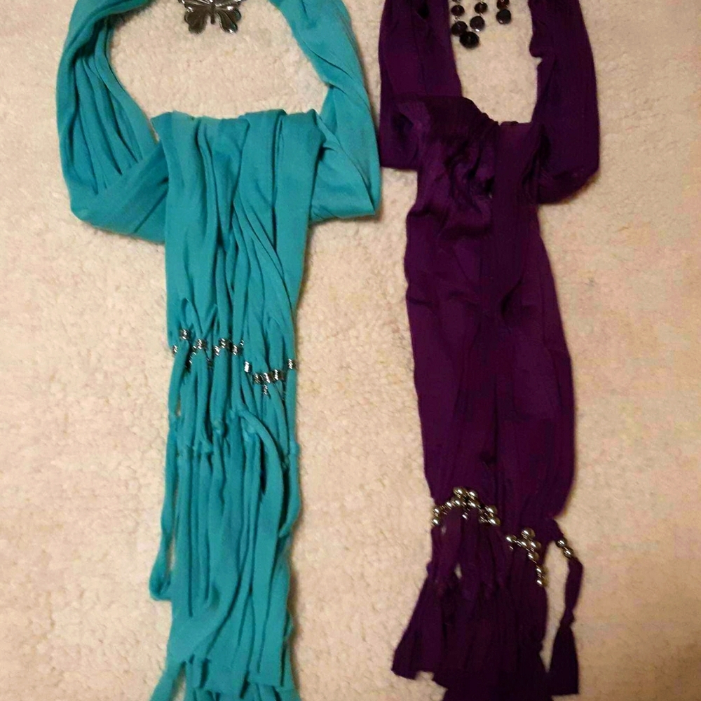 💙3 for$30 💙 Beaded Scarf Necklace